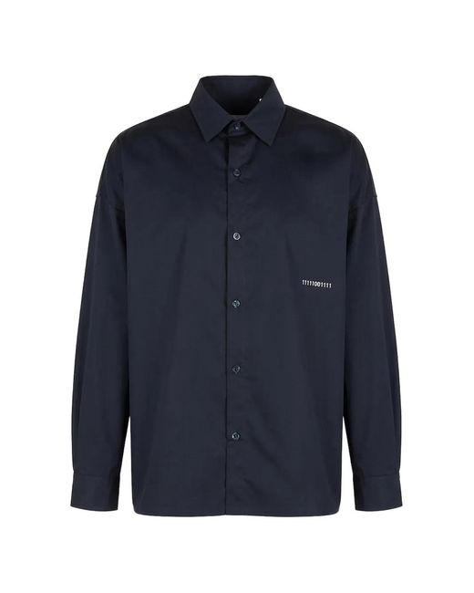 Societe Anonyme Blue Buttoned Oversized Shirt