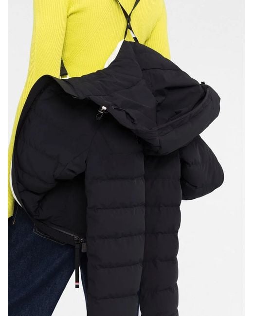 Moncler Black Funnel Neck Padded Jacket
