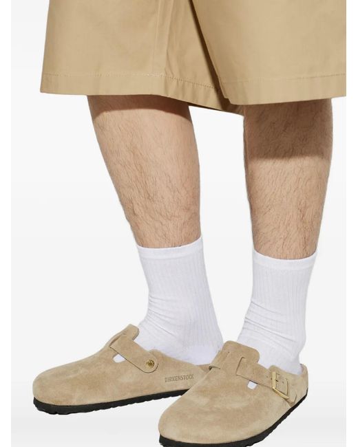 Birkenstock White Mules Boston À Boucle for men