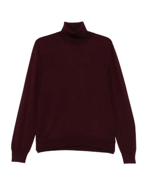Roll-neck sweater Tagliatore de hombre de color Red