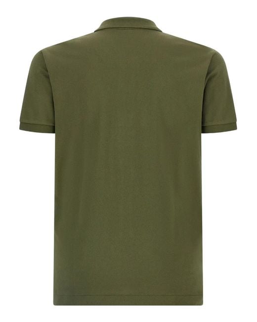 Lacoste Green Logo Patch Shirt Polo for men