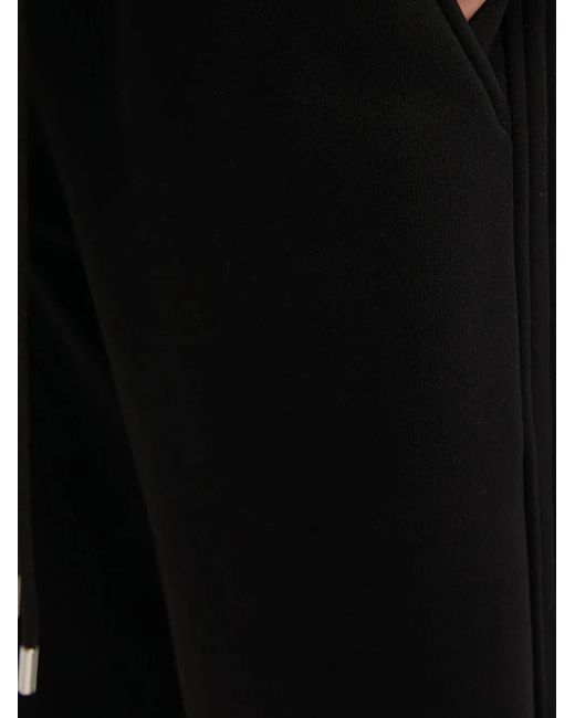 B+ AB Black Drawstring-Fastening Track Pants