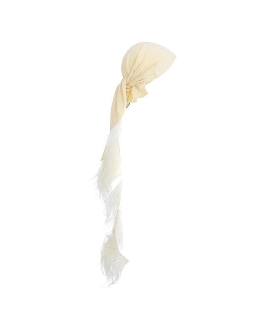 MANURI White Sissy Headscarf