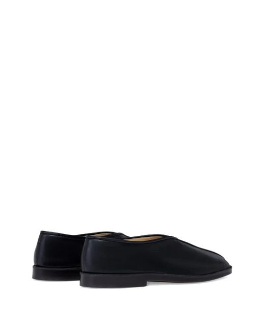 Lemaire Blue Flat Piped Slippers for men