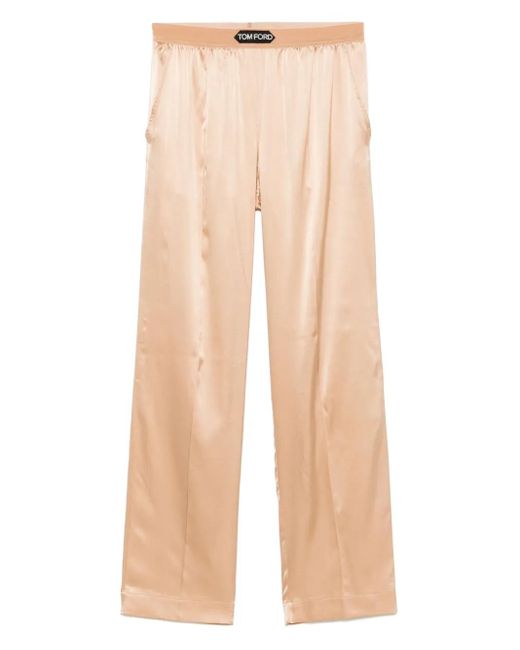 Pantalon de pyjama en satin Tom Ford en coloris Natural