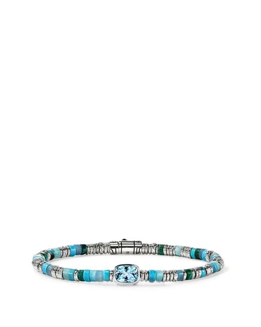 John Hardy White Heishi Topaz Bracelet
