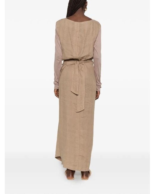 Our Legacy Natural Linen Maxi Dress