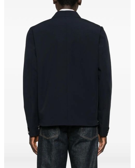 Sobrecamisa Con Botones Herno de hombre de color Black