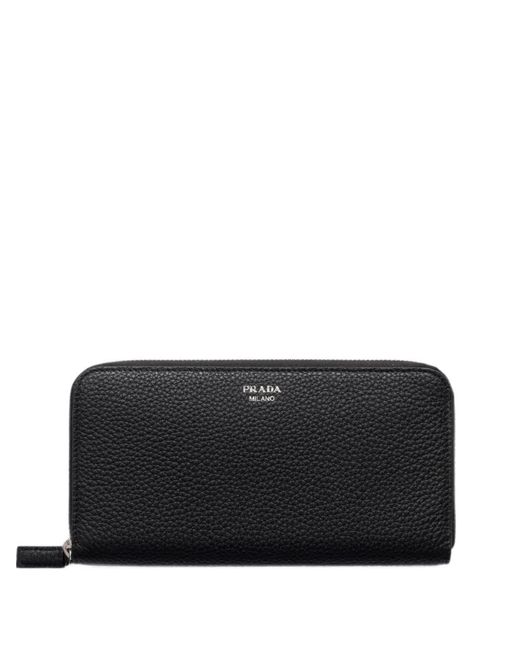 Prada Black Leather Wallet for men