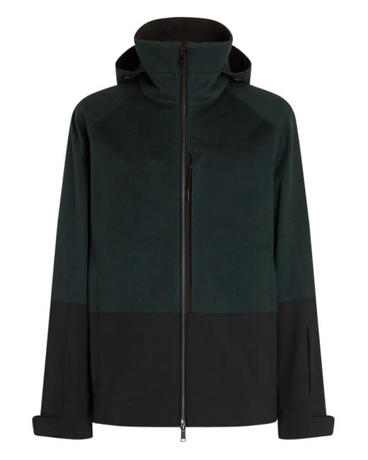 メンズ Zegna Oasi フーデッド ジャケット Black