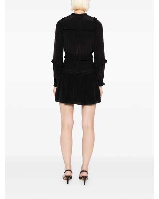 Needle & Thread Emilia Mini-Jurk in het Black