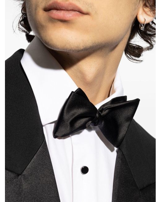 Giorgio Armani Zijden Verstelbare Stropdas in het Black voor heren