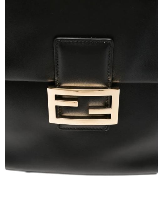 Fendi Black Rucksack Aus Leder