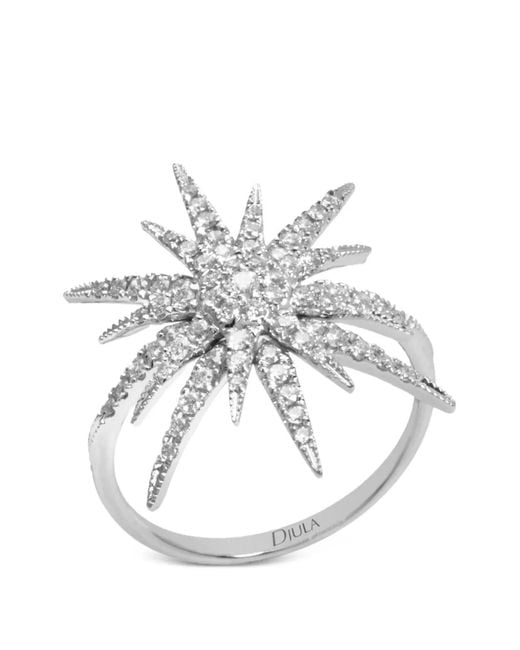 Djula White Sun Ring Mit Diamanten
