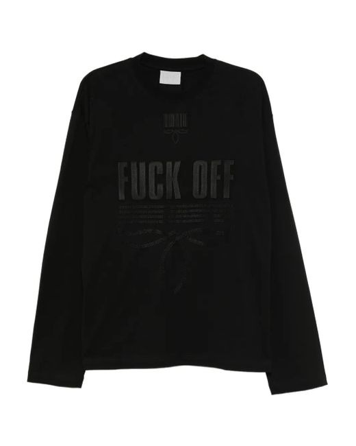 Vetements Embroidered Short-Sleeved T-Shirt in Black for Men Lyst UK