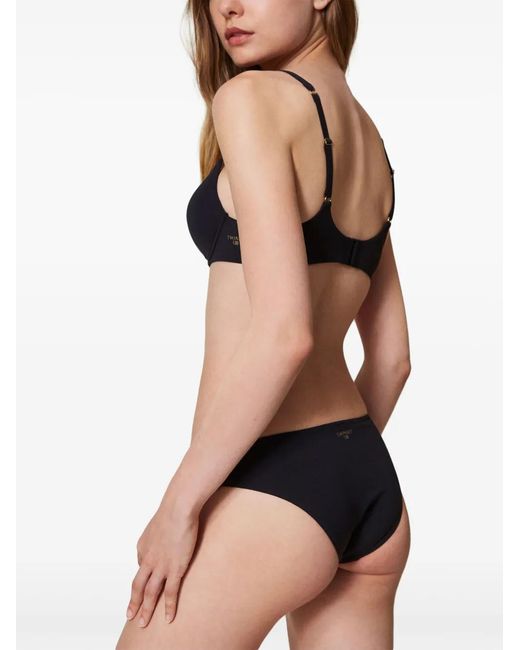 Twinset Black Charmeuse Briefs