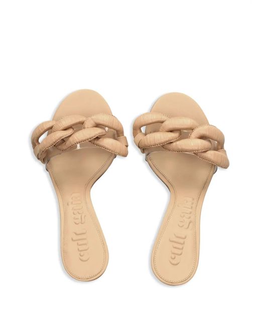 Cult Gaia Natural 70Mm Vaneya Sandals