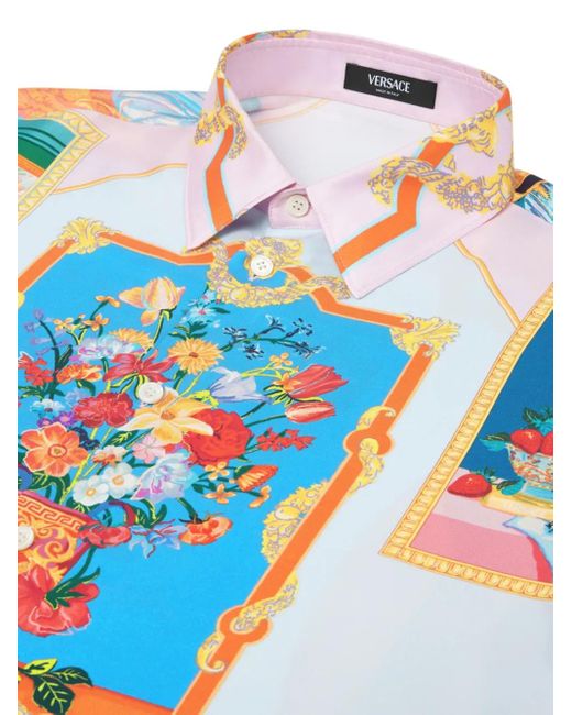 メンズ Versace Gallery シャツ Blue