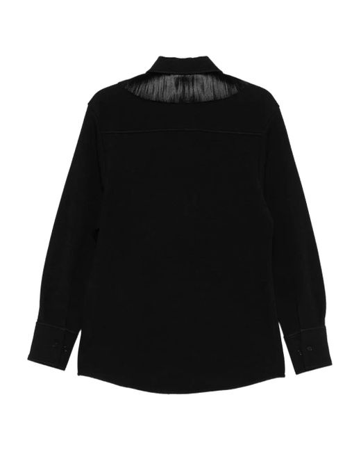 Jil Sander Black Fringed Jacket