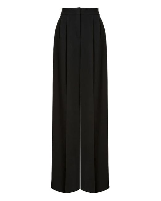 Alberta Ferretti Plooibroek in het Black