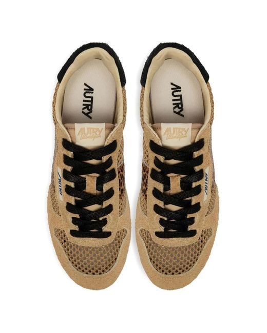 Autry Brown Windspin Suede/Pony Leo