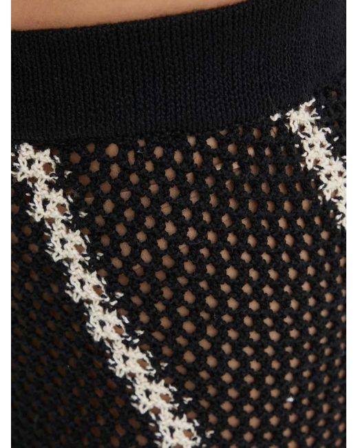Samsøe & Samsøe Black Striped Knitted Trousers