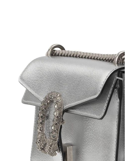 silver messenger bag