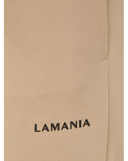 La Mania Natural Logo-Detail Track Pants