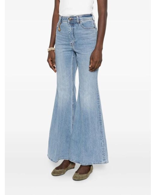 Zimmermann Blue Charm Flared Jeans
