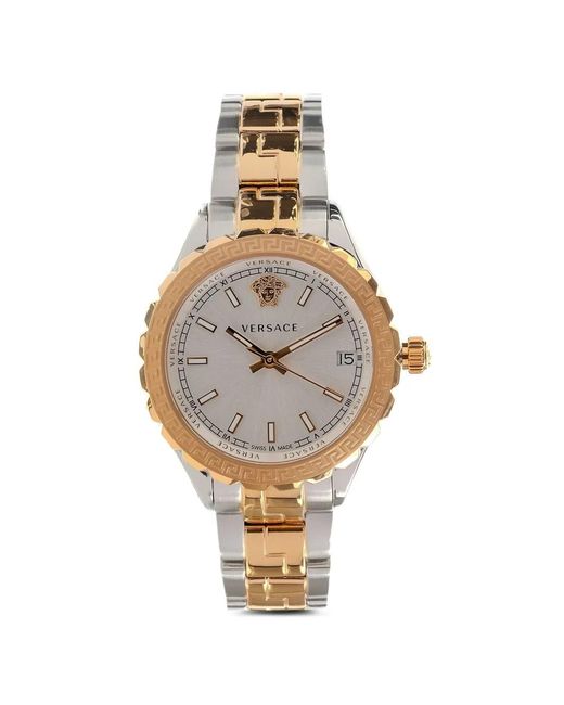 Versace Metallic Greca 36Mm Watch