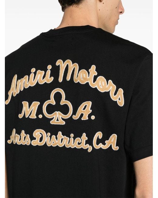 Amiri Motors T-Shirt mit Stickerei in Black für Herren