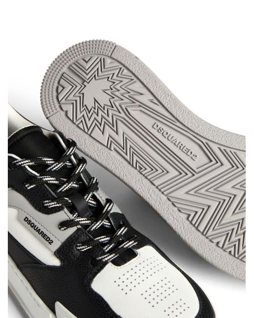 Sneakers Bumper in pelle di DSquared² in Black da Uomo
