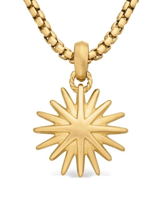 David Yurman Metallic 18Kt Starburst Charm (21.5Mm)