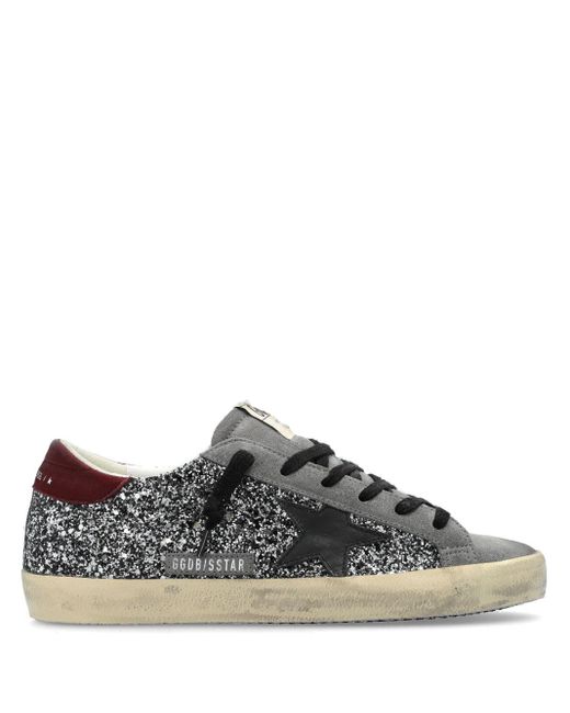 Golden Goose Deluxe Brand Black Super-star Classic Leather Sneakers