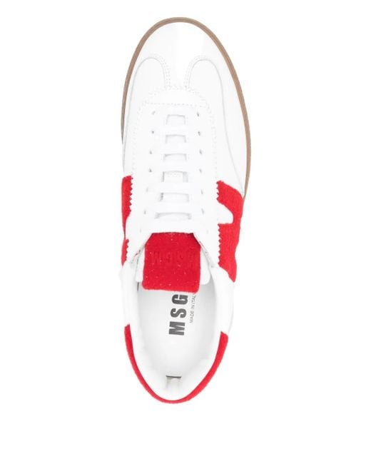 Sneakers di MSGM in Red