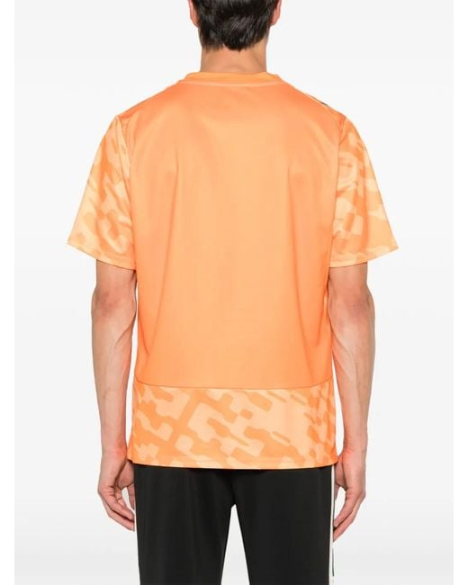 PUMA Orange X Salehe Bembury X Senegal Logo-Patch T-Shirt for men