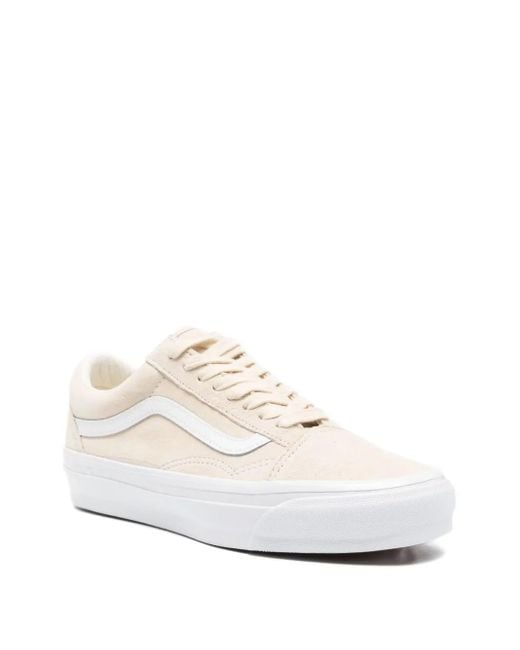 Vans White Suede Sneakers