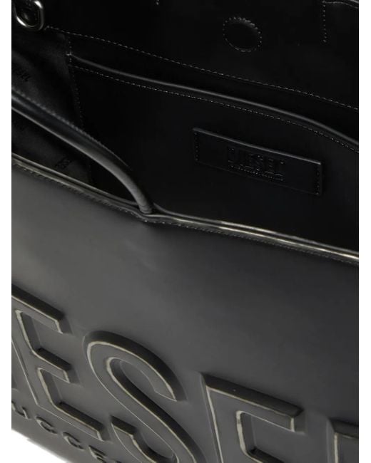 DIESEL Black Dsl 3D Tote Bag