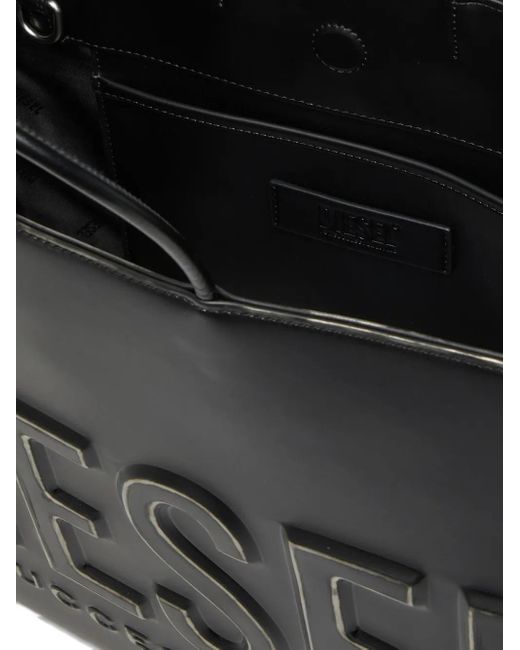 DIESEL Dsl 3D Tote Bag in Black | Lyst