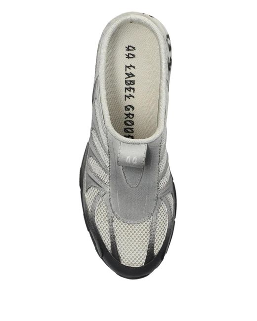44 Label Group Gray Mesh Trainers for men
