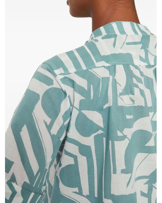 Blusa con estampado abstracto Marc O' Polo de color Blue
