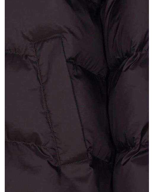 Pinko Black Padded Removable-Hood Coat