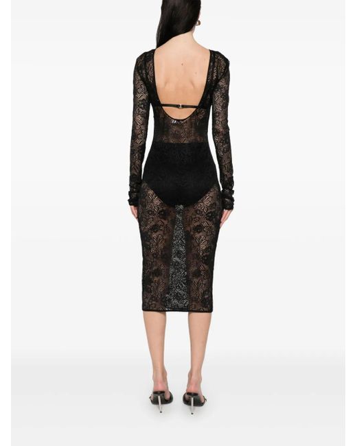 Patrizia Pepe レース ドレス Black