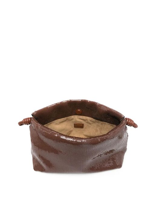 Loewe Brown Flamenco Schultertasche