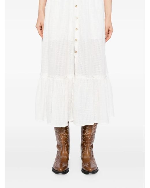 Robe Desert Dazed À Coupe Mi-Longue Free People en coloris White