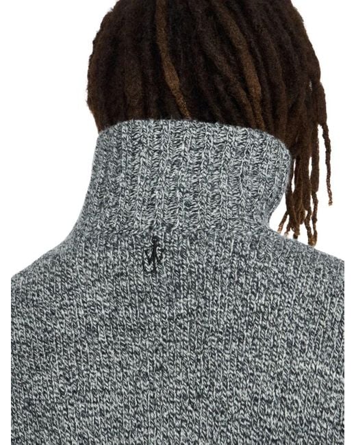 J.W. Anderson Gray High Neck Sweater for men