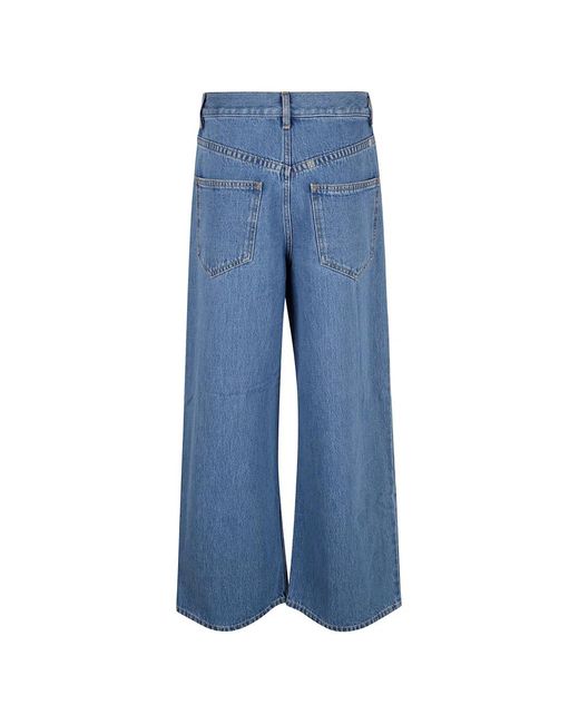 Givenchy Blue Pleated Jeans