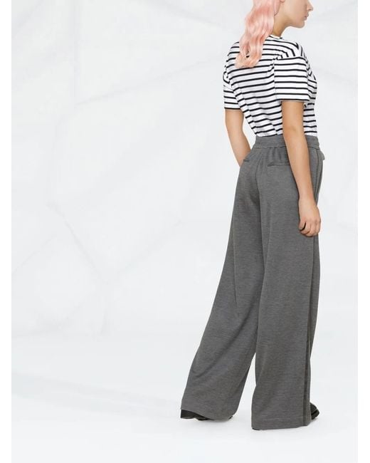 Brunello Cucinelli Gray Jersey Drawstring Track Pants