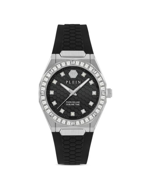 Philipp Plein Black Crystal-Embellishment 36Mm Watch