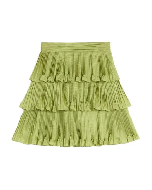 Valentino Garavani Green Taffeta Skirt